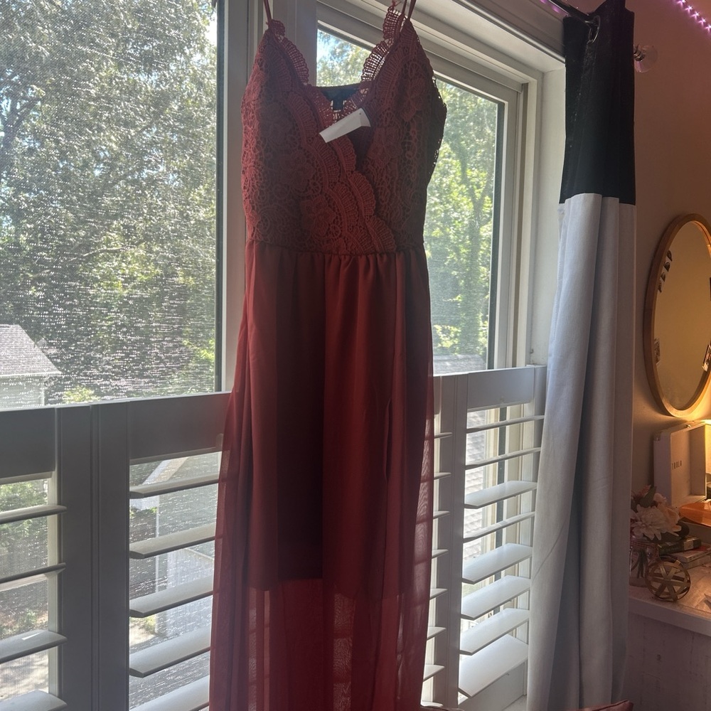 Red dress